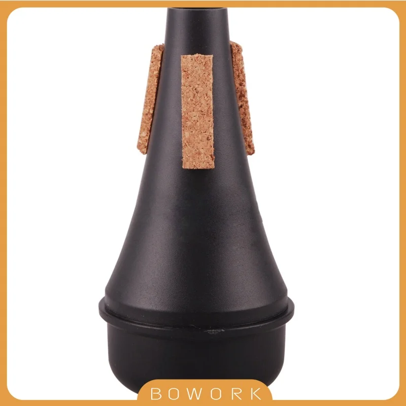 

Lightweight Trumpets Mute Practice Trumpet Straight Cup Mute Woodwind Accessory Black Silencer Trumpet Mute Cup For Beginners