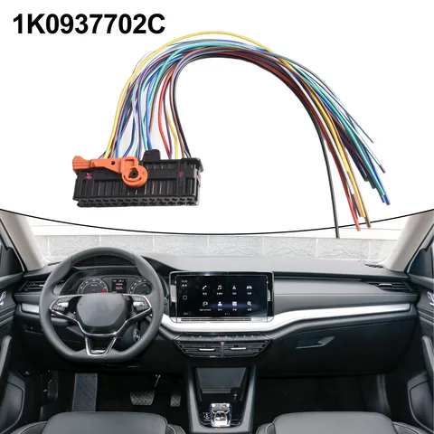 For Skoda For Superb For Fabia Door Cable Wiring Harness Replacement Right Accessories Easy Installation Parts Brand New