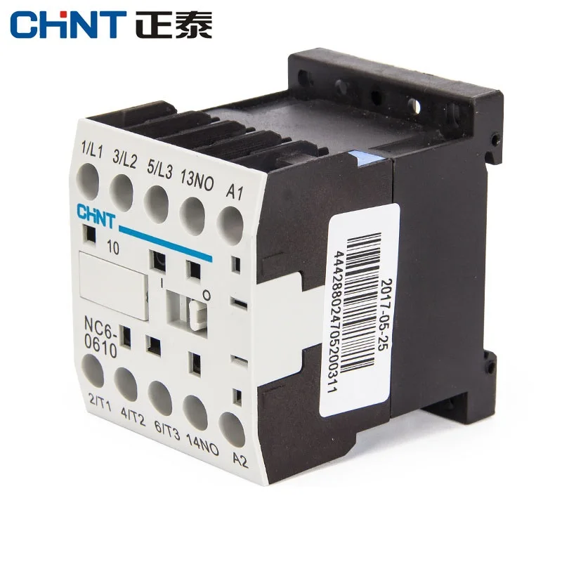 

CHNT NC6-0910 NC6-0610 CHINT AC contactor NC6-0910 NC6-0901 NC6-0601 24V 220V Switch AC contactor NXC-09