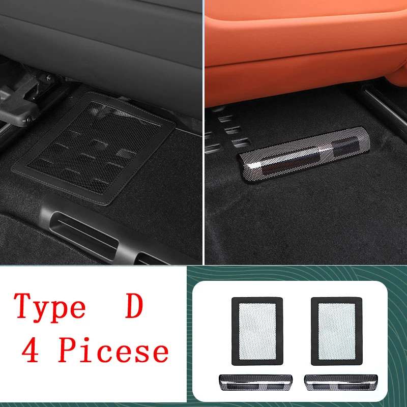 

Для Li Lixiang L6 2024 вентиляционные отверстия крышка под сиденьем искусственная защита от пыли сетка внутренние автомобильные аксессуары