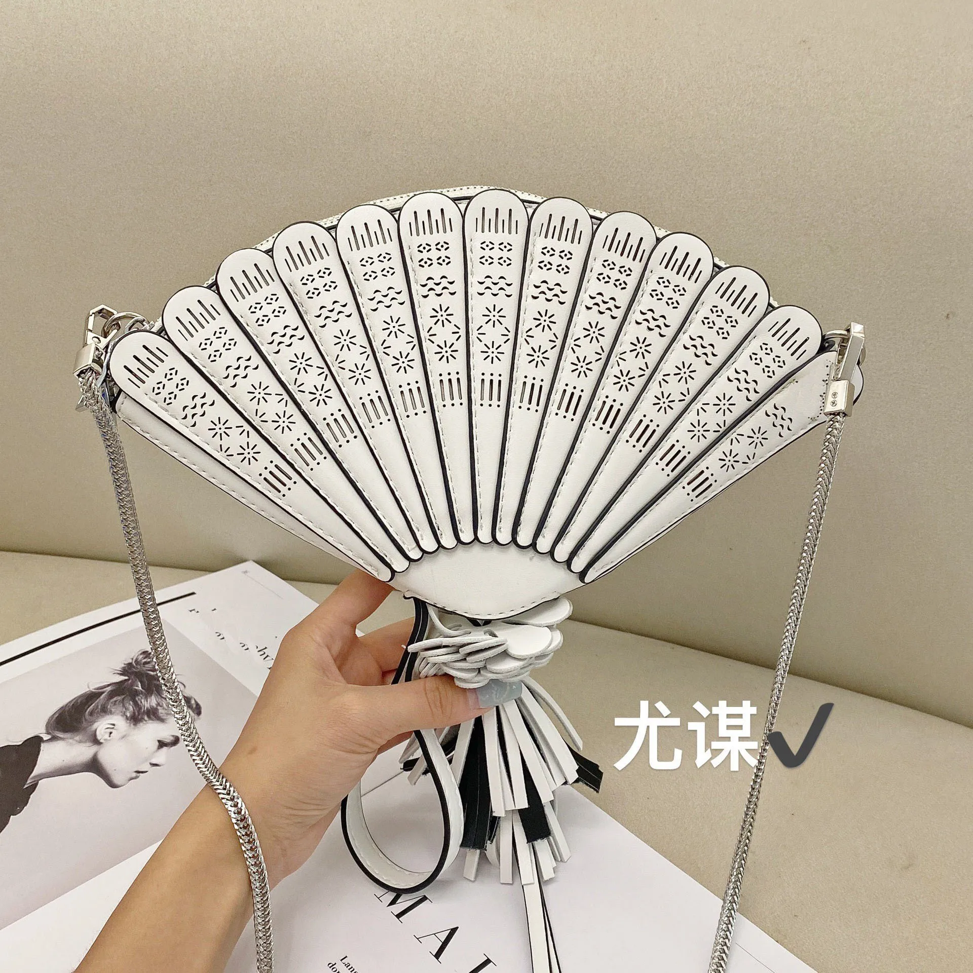 Новая Ретро сумка-веер в китайском стиле стильная и уникальная модная