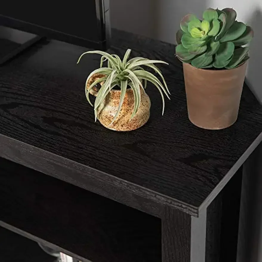 Maxwell Классическая угловая телевизионная подставка с 2 полками для телевизоров до