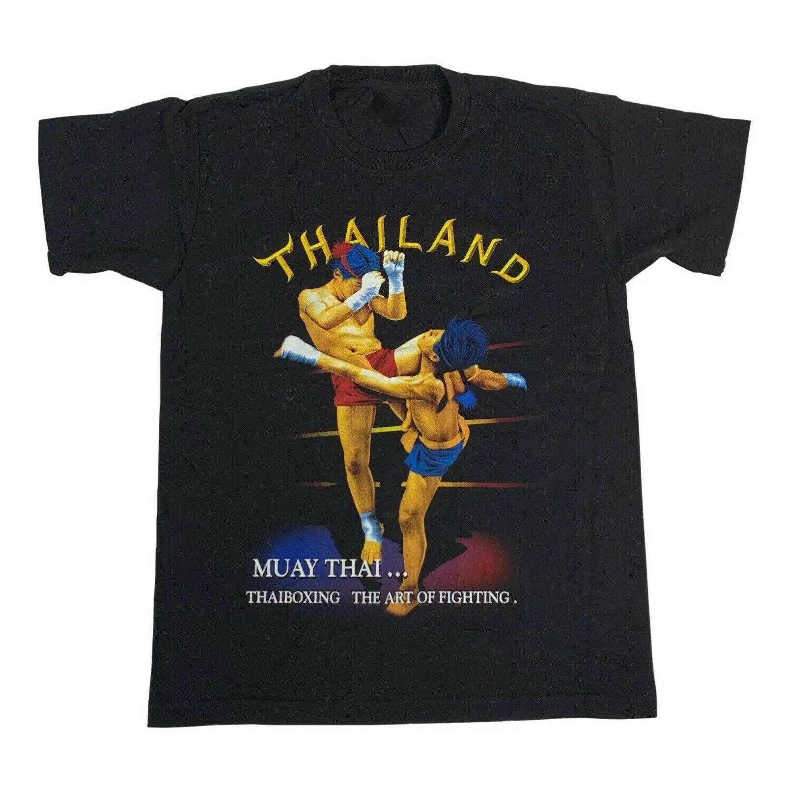 

Thailand Muay Thai martial art Vintage T-Shirt Tee Shirts