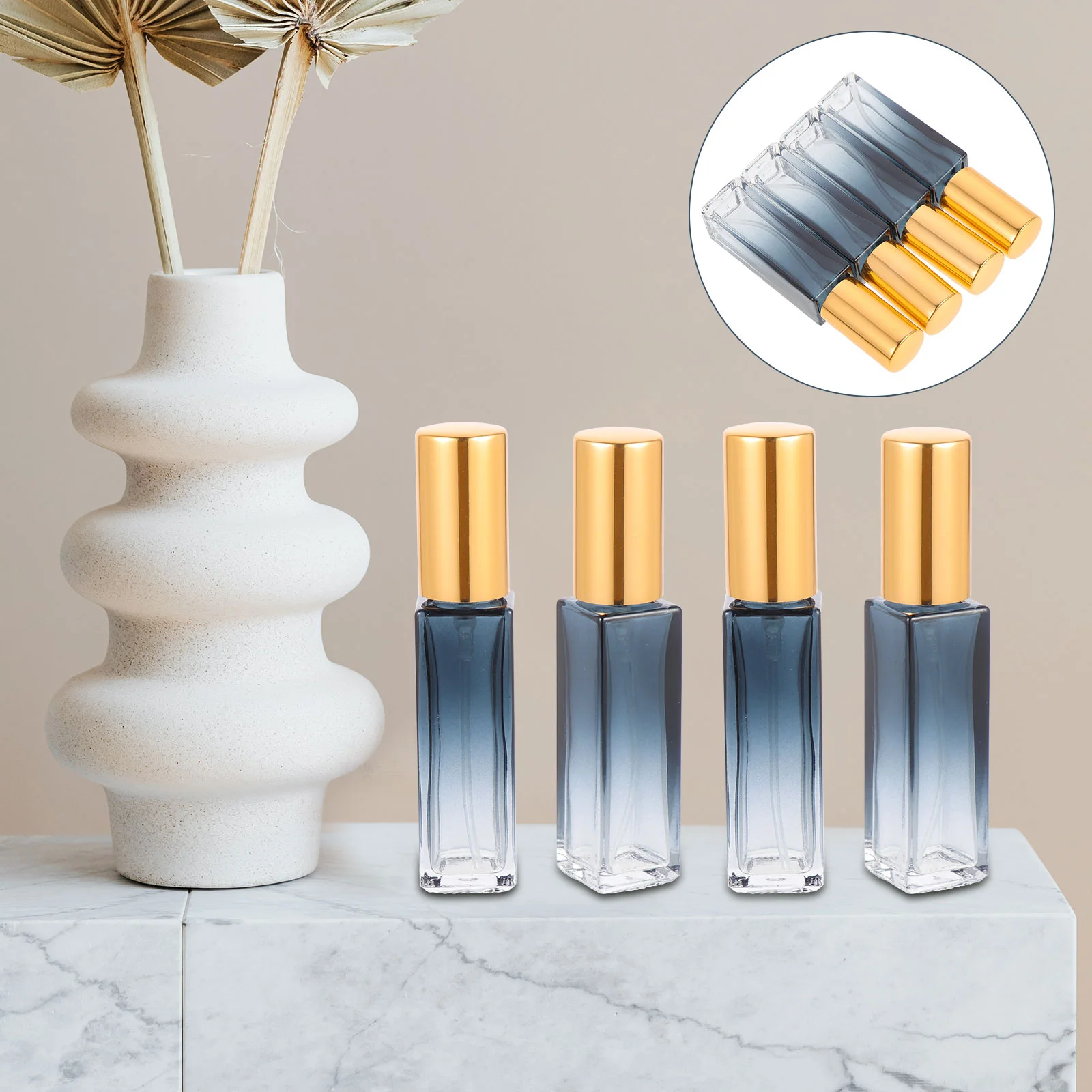 

Bottle Spray Perfume Bottles Travel Empty Glass Mini Mist Sprayer Fine Refillable Fragrance Portable Small Containers Essential
