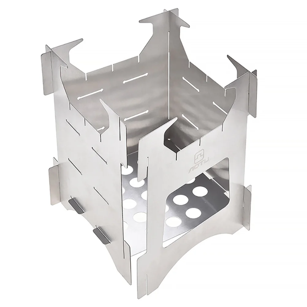 

Stove Camping Steel Foldable Wood Gas Outdoor Firewood Grill Stainless Portable Bbq Pinic Hiking Tent Camp Backpacking Shelters