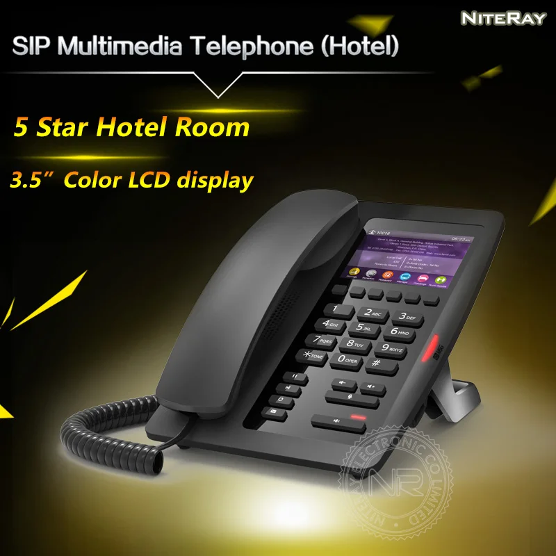 Hotel Guest Room Telephone IP hotel Amenities Luxury Reception Desk SIP Phone 5 Star Hotel