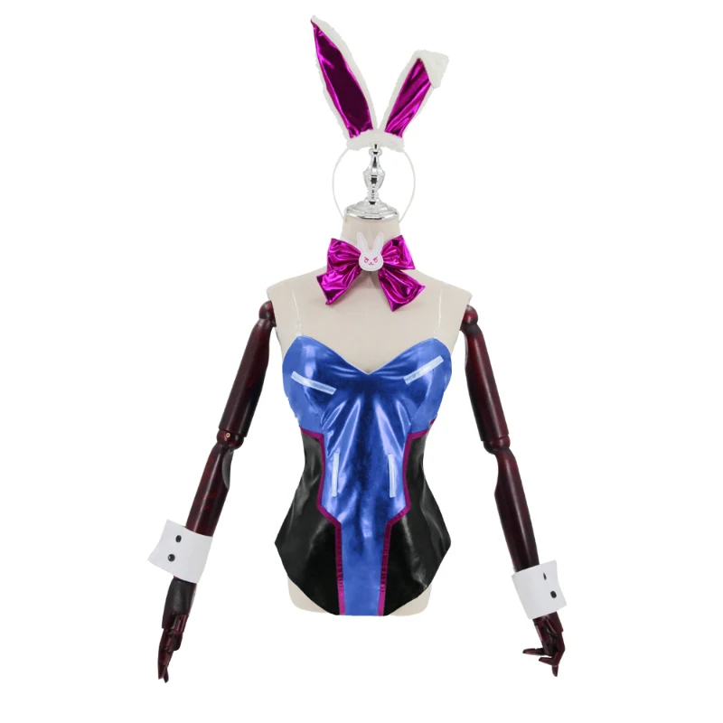 DokiDoki-R игра Overwatch D.Va Косплей Костюм DVA косплей костюм женщины Hana песня Bunny Girl |