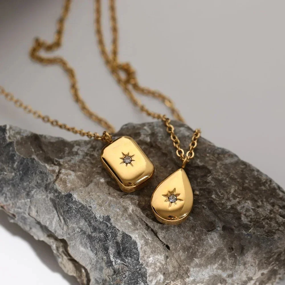 Ожерелье с подвеской в виде толстого креста стиле ретро