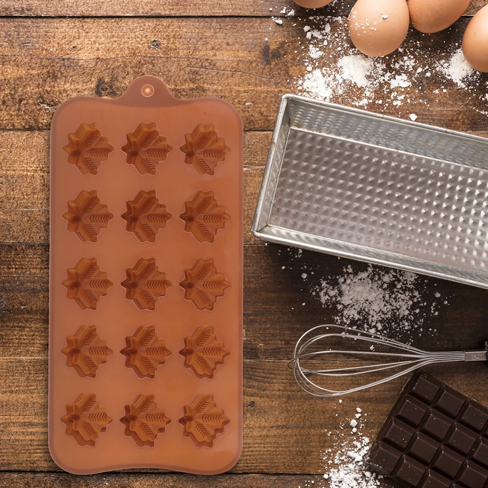 Шоколадные формы силиконовые для кленового листа инструменты изготовления форм