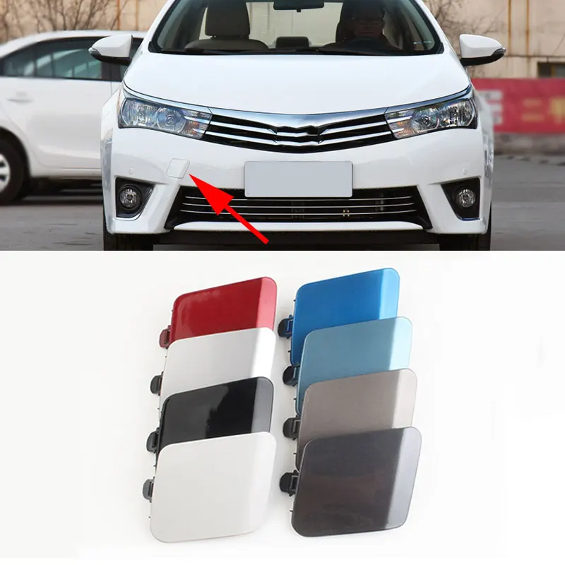 

For Toyota Corolla 2014 2015 2016 2017 Car Front Bumper Towing Hook Eye Cover Trailer Cap Lid