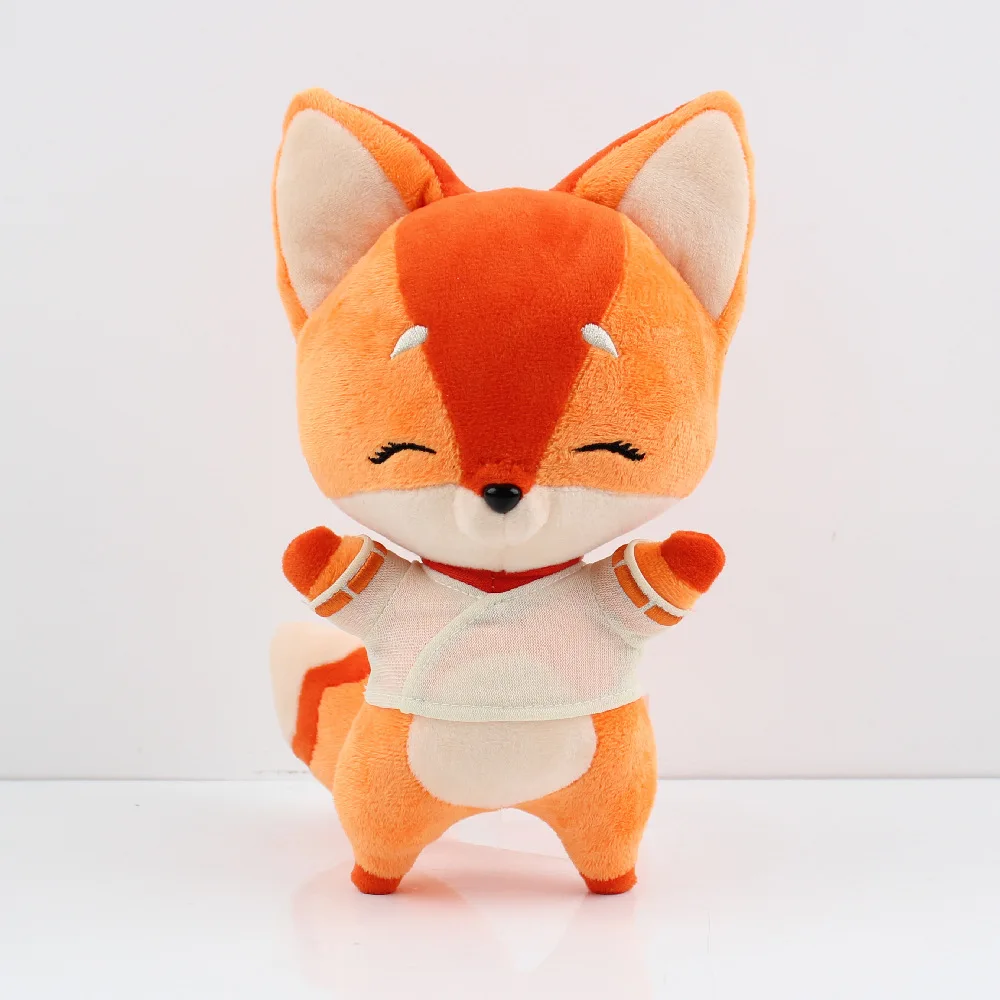 27 См Kawaii Kiriko Fox Плюшевая Игрушка Overwatch Мягкая Кукла С Изображением Животных