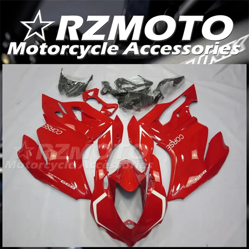 

4 подарка, новый комплект обтекателей для мотоцикла из АБС-пластика, подходит для Ducati 899 1199 panigale 1199S 2012 2013 2014 2015 на заказ красный белый