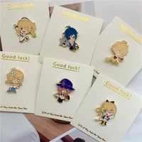 kpop manga lapel pins genshin enamel badges aesthetic luxury kawaii 90s anime fashion brooches for christmas gift free shipping