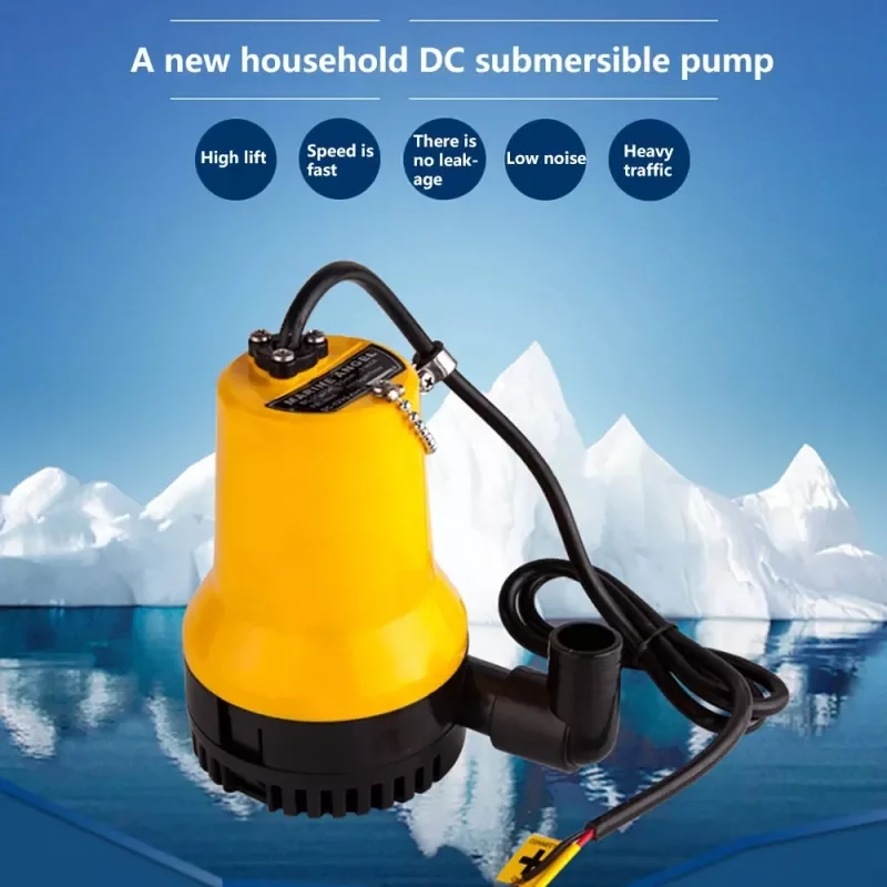 

Universal 12V 24V Marine Bilge Pump Submersible Water Pump Electric Yacht Boat Pumping Electric Pump Plumbing Accessories