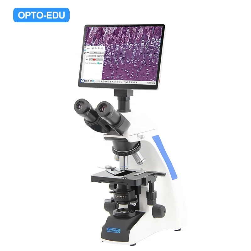 

OPTO-EDU A33.1502 10.5" Professional Trinocular Video Lcd Display Digital Microscope