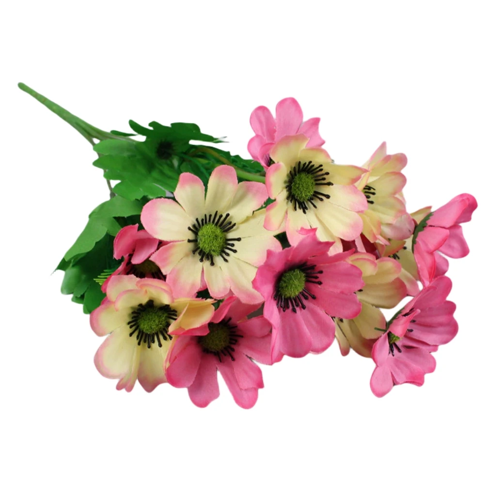 

Artificial Flowers Bouquet Fake Daisy for Home Wedding Decor Durable Material Suitable for Various Occasions