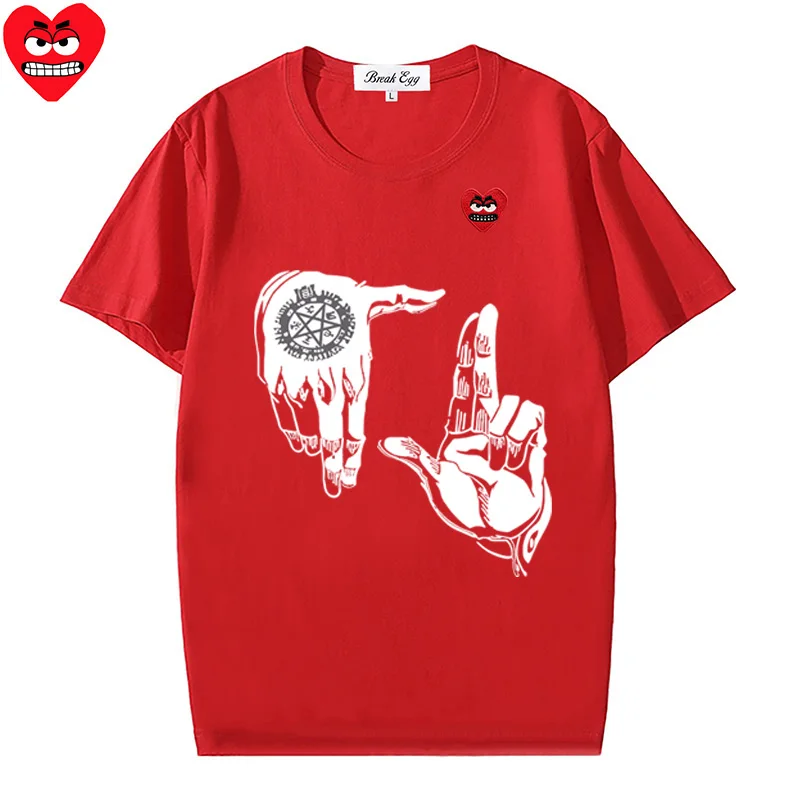 Черно-белая женская и мужская футболка с принтом пальмы хлопковая милая прямая