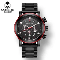 ochstin gq064b quartz stainless steel strap men wristwatches sport hot style large dial waterproof watches for men luminous