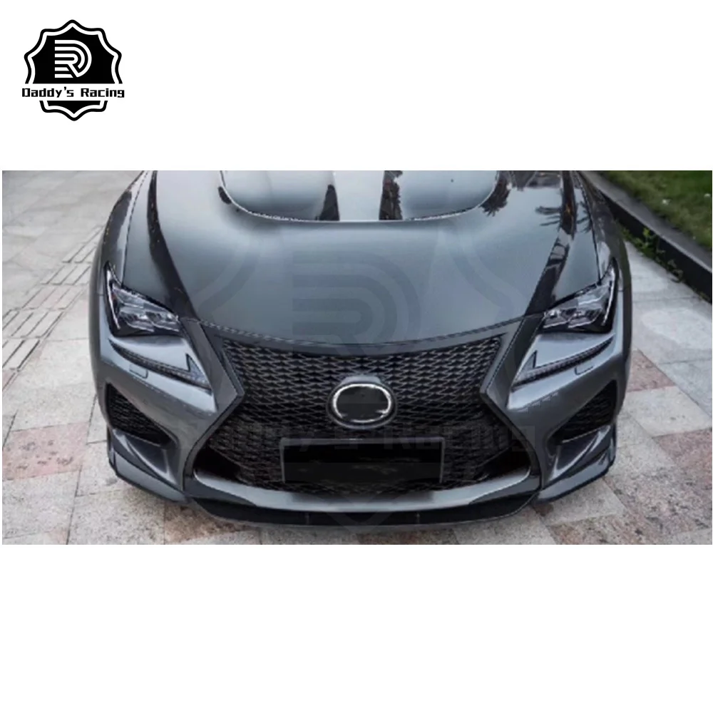 Передняя крышка из углеродного волокна подходит для RC F 5.0L двигателя высокого