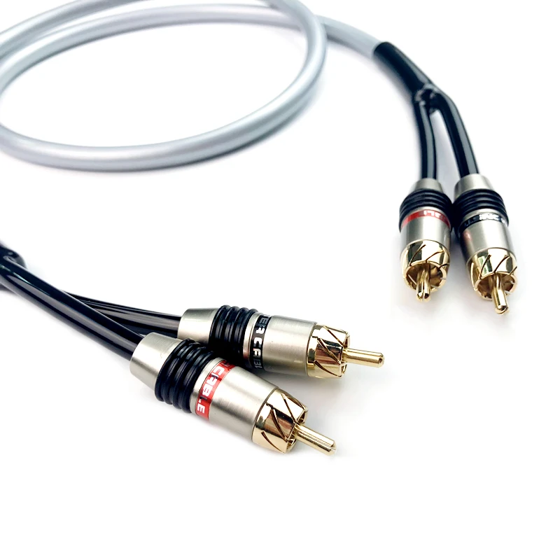 Liton Audio Signal Cable Gold Plated RCA Plug Pure Copper Shield HiFi Line | & Video Cables