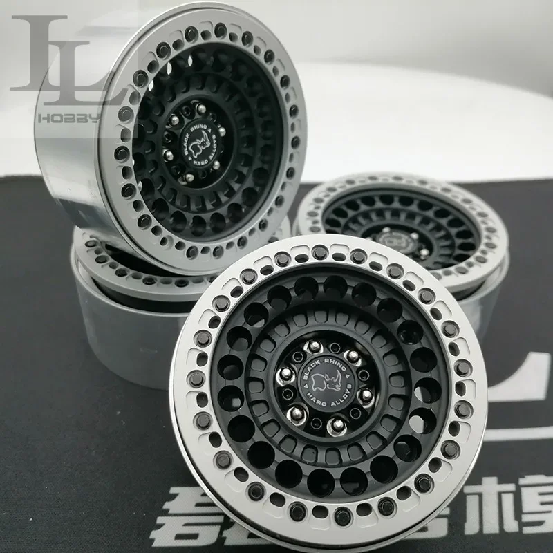 2 2-дюймовая металлическая ступица колеса Rhino для 1/10 RC Crawler Car TRX4 Defender AXIAL SCX10 RC4WD D90 Tank