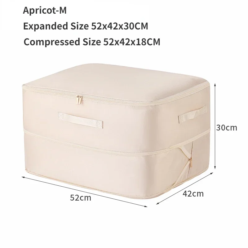 

Large Compression Bag Quilt Clothes Closet Cabinet Organizer Storagepouch Ultra Space Saving Self Compression Organizer