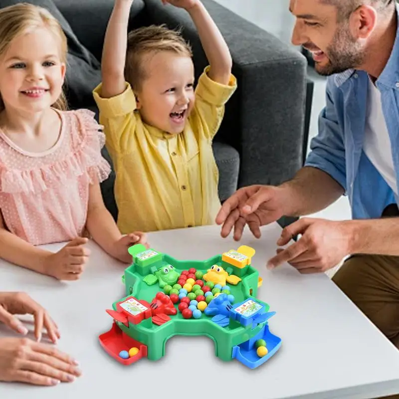 Hungry Frog Game Eating Bead Toy Интенсивная игра быстрого рефлекса Классическая детская