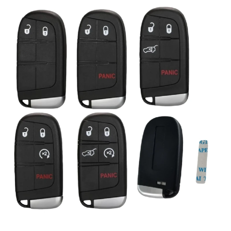 2/3/4/5 Buttons Smart Remote Car Key Shell For Jeep Chrysler Dodge Journey 2011-2015 Keyless Fob Case