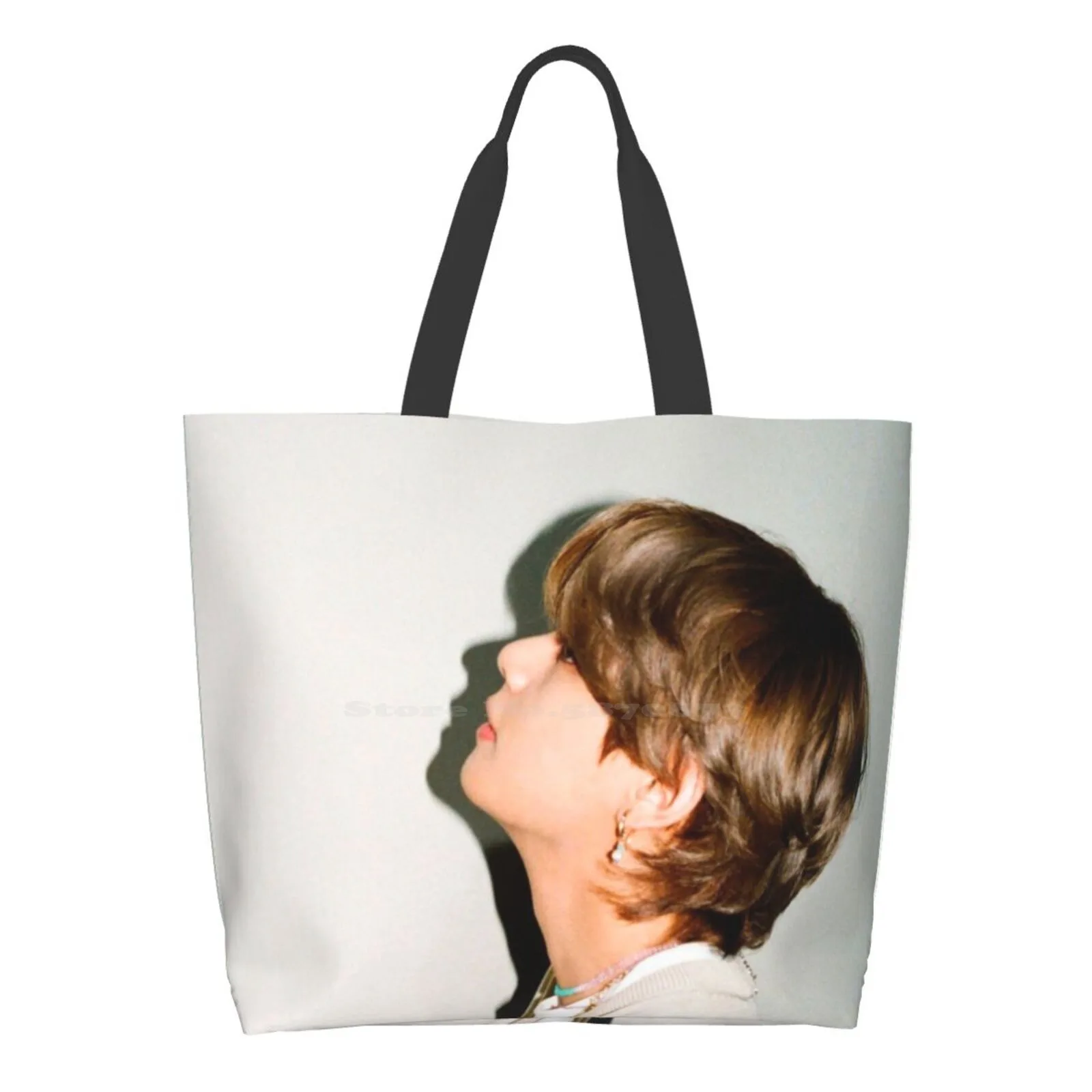 

V [ Dynamite ] Shopping Bags Girls Fashion Casual Pacakge Hand Bag Abcdefgiuliana Boys Comeback Kpop Dynamite V Taehyung Kim