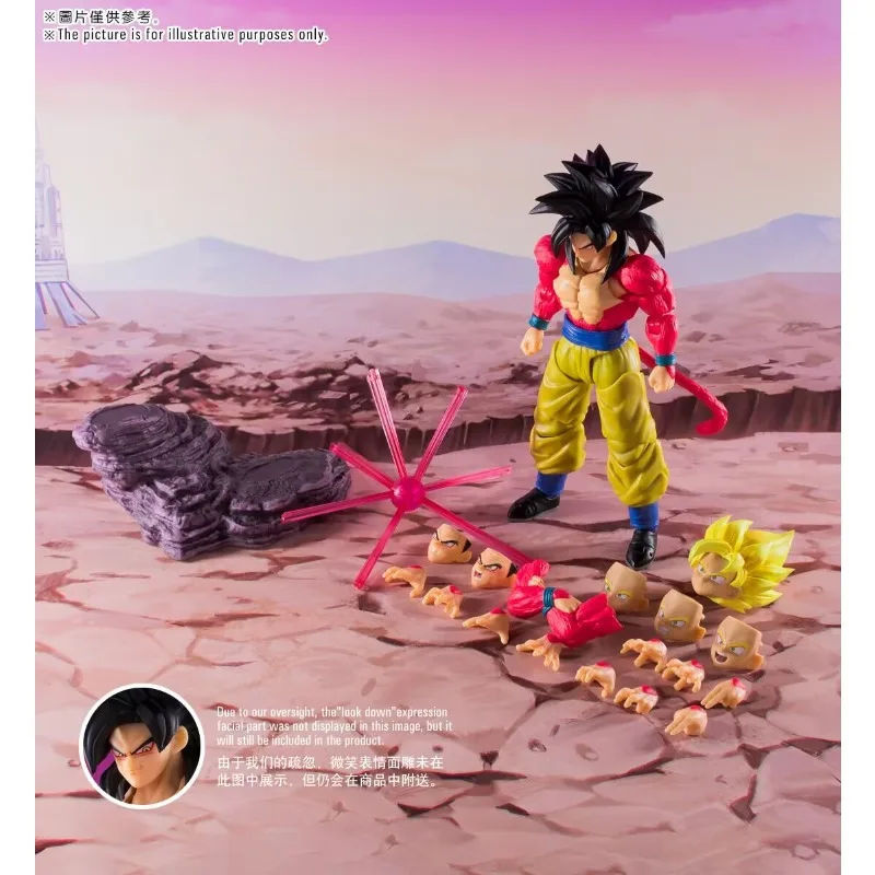 В наличии Dragon Ball Demoniacal Fit SSJ4 SSJ Son Goku Wild Power GT Heads Аниме Фигурка Подарки Коллекция