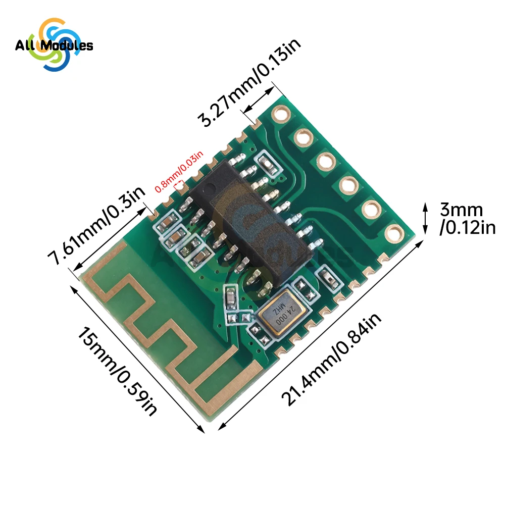 JDY-68A Двухрежимный BT Audio 5.1 Audio+BLE модуль PCB управления низкой мощностью JDY-68
