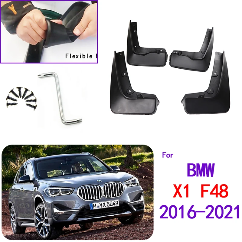

Брызговики, брызговики, передние и задние автомобильные аксессуары, 4 шт., брызговики для BMW X1 F48 2016 2017 2018 2019 2020 2021