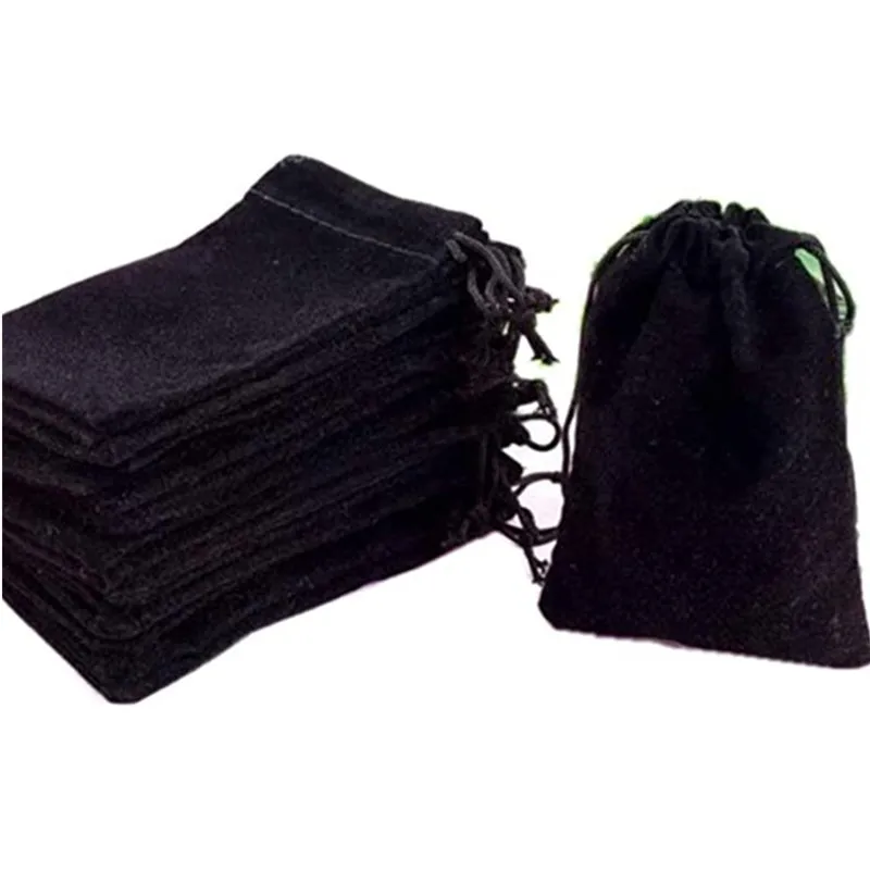 Бархатные Мешочки Из Овечьей ткани для ювелирных изделий на шнурке 50 шт. |