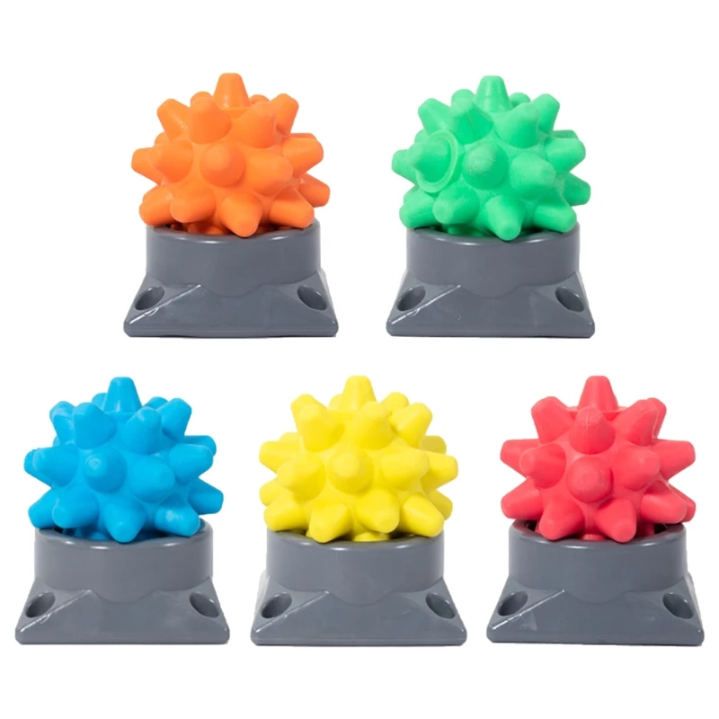 

Muscle Relaxation Hedgehog Massage Ball with Base Trigger Point Foot Massager