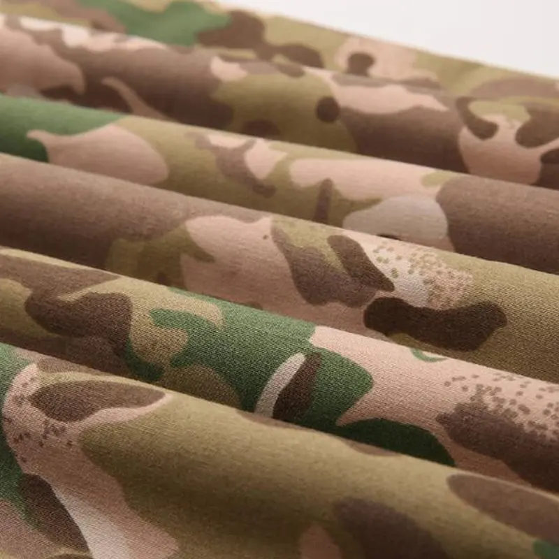 

Camouflage Khaki Twill Polyester Cotton PC Camo Cloth for Military Officer Uniform Combat Suits T-shirt Material 1.5M Width