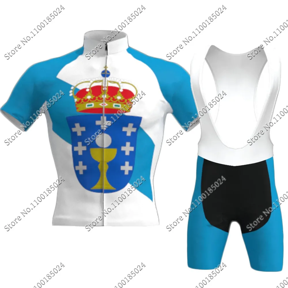 

Футболка и шорты для езды на велосипеде с изображением национальной сборной Галисии 2022