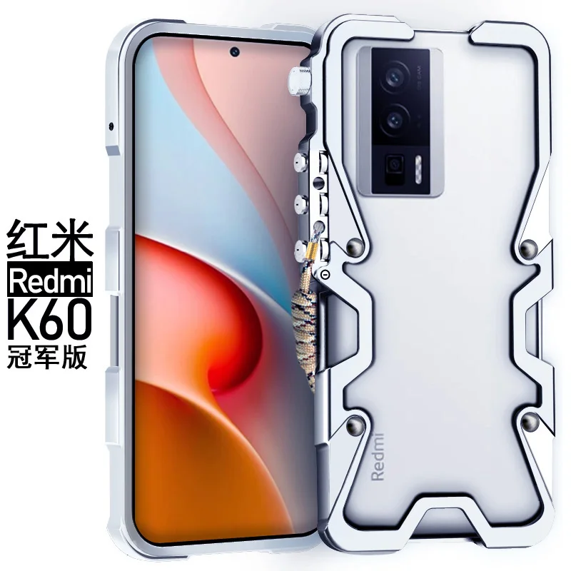 Роскошный армированный металлический алюминиевый чехол для телефона бампер Xiaomi