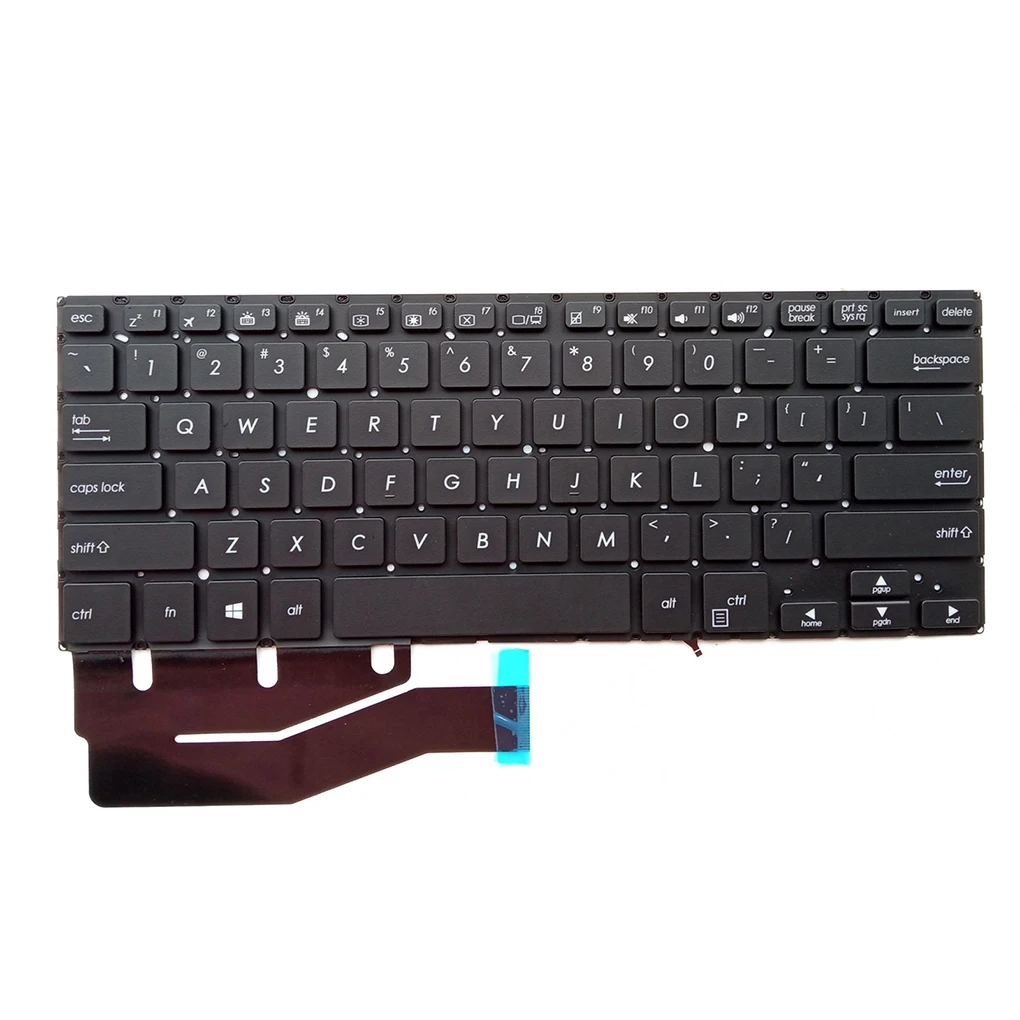 

Laptop Keyboard Backlit Fluent Typing Backlight Key Board Non Slide Keypads Plug and Play Replacement for Asus TP410