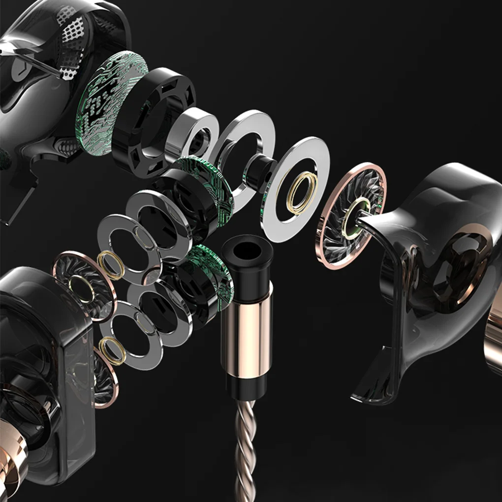 

Новинка 2020, Внутриканальные наушники QKZ CK10, 6 динамических драйверов, стереонаушники для спорта с микрофоном, Hi-Fi наушники-вкладыши с сабвуфе...