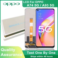 6 5 original ips lcd display for oppo a54 5g lcd a74 5g lcd touch screen digitizer assembly replacement for oppo a93 5g lcd