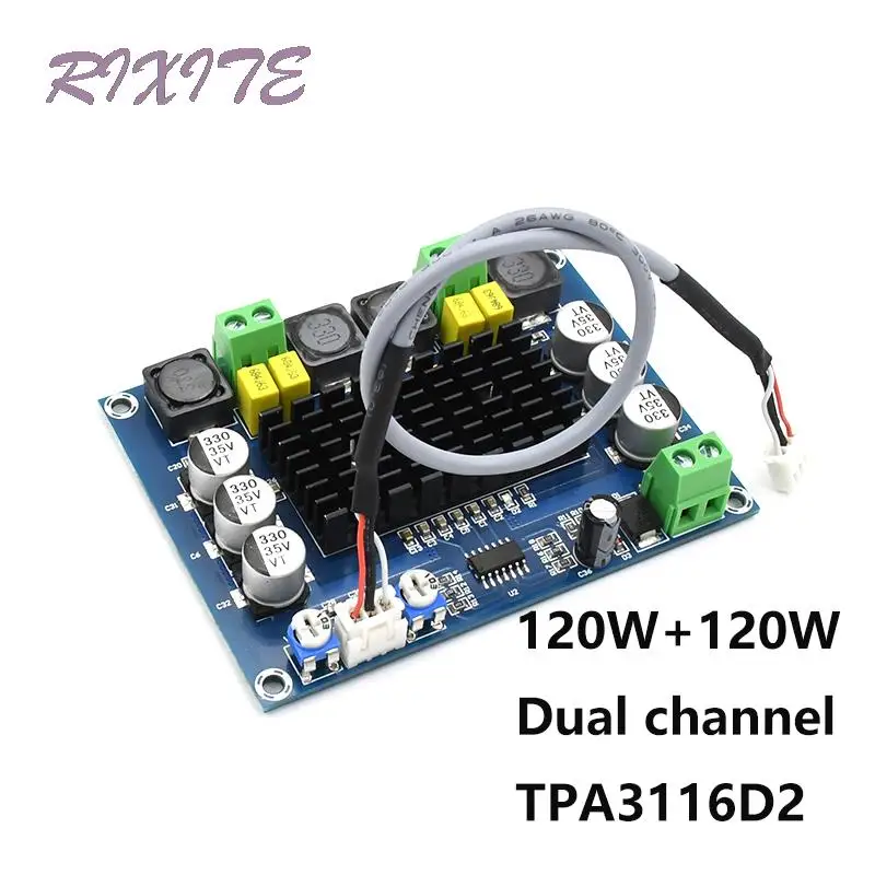 

XH-M543 High Power Digital Amplifier Board TPA3116D2 Audio Amplifier Module Dual Channel 2*120W