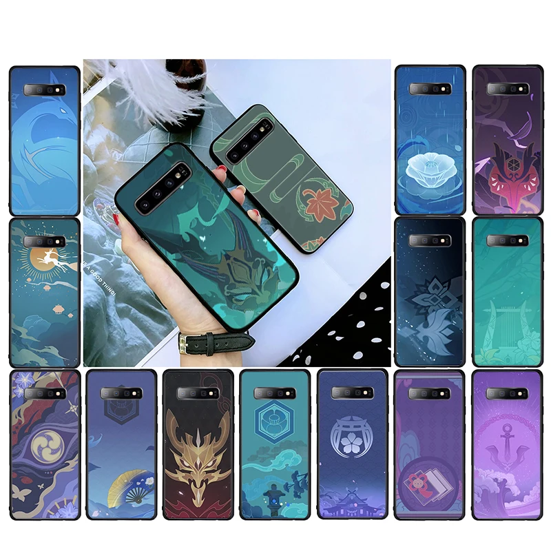 

Made Xiao Kazuha Venti Ayaka namecard Phone Case For Samsung Galaxy S22 S20 Ultra S20 S22 Plus S21 S10 S9 S8 Plus S10E S20 FE