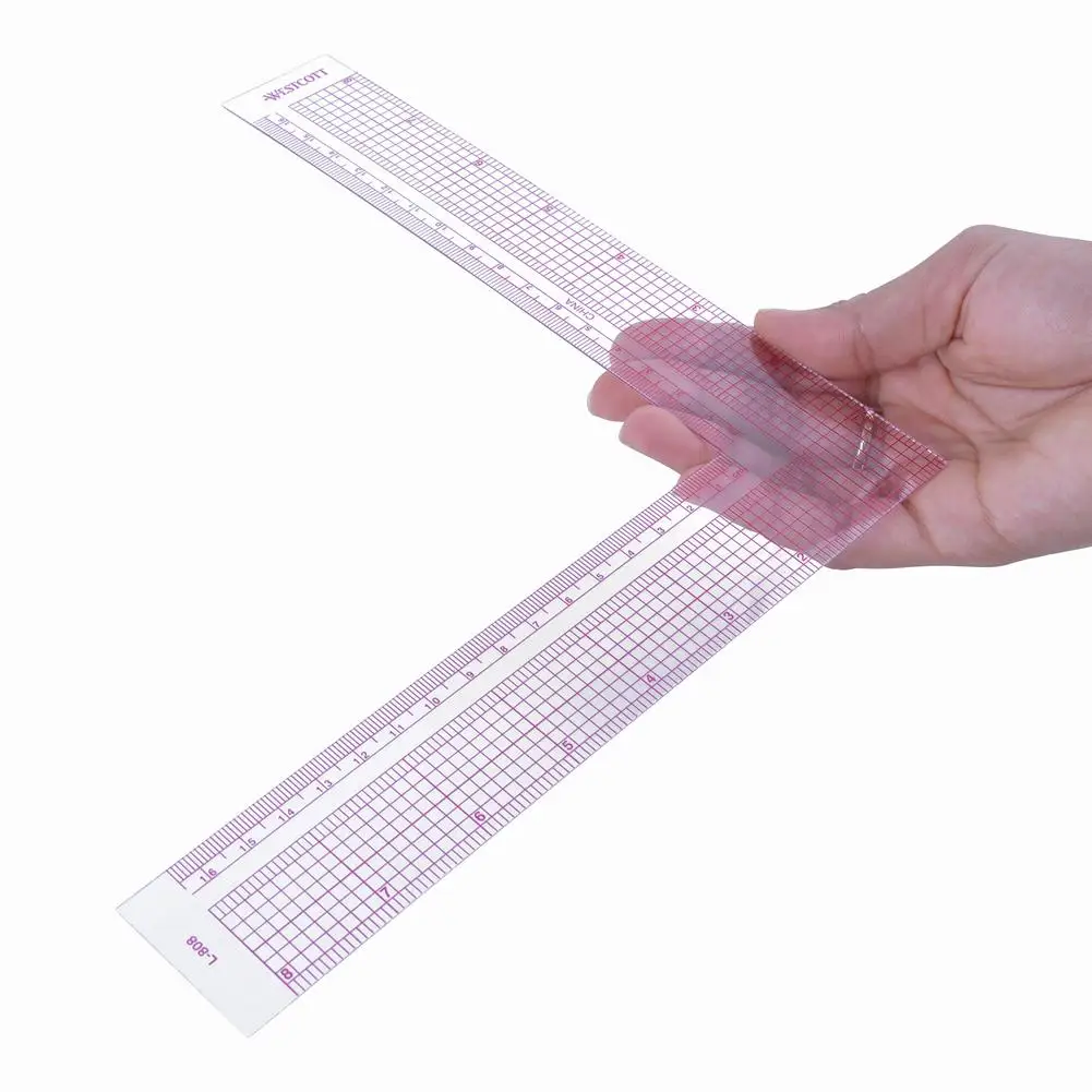 

Drawing Supplies Quilting Ruler Patchwork Sewing 1.5x8inch Garment Cutting