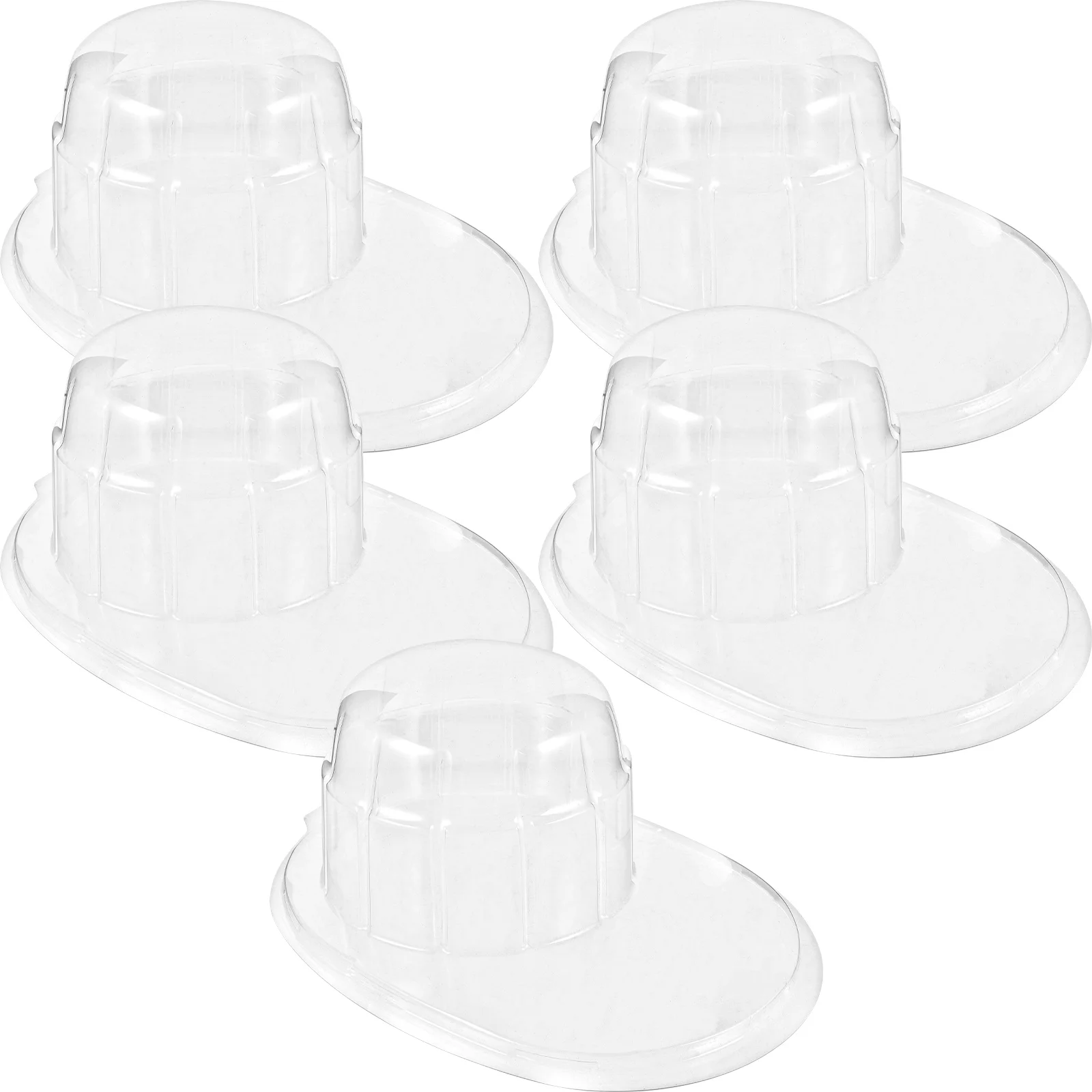 

5 Pcs Plastic Bottle Caps Baseball Storage Box Hat Holder Display Rack Stand Holders