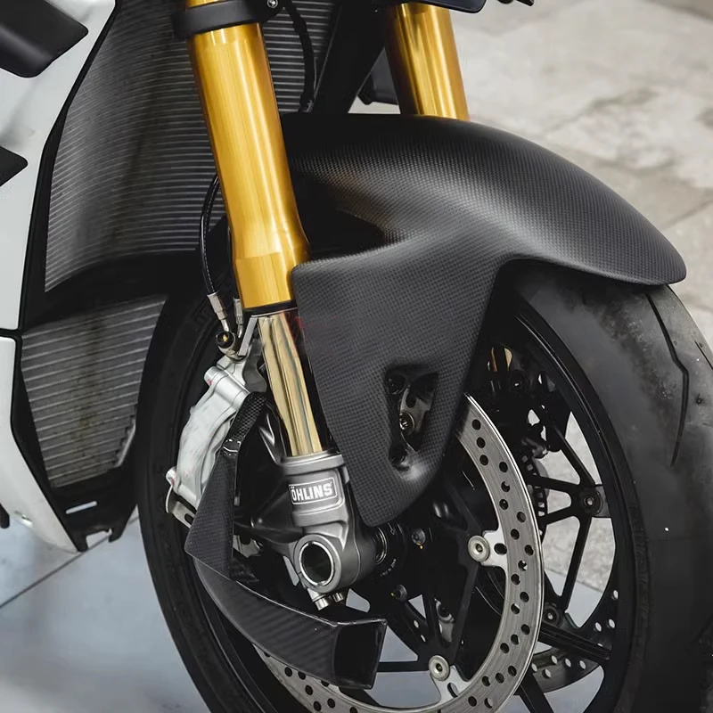 Передние Брызговики из углеродного волокна для мотоцикла Ducati Panigale V2 V4S S R SP 2018 2019