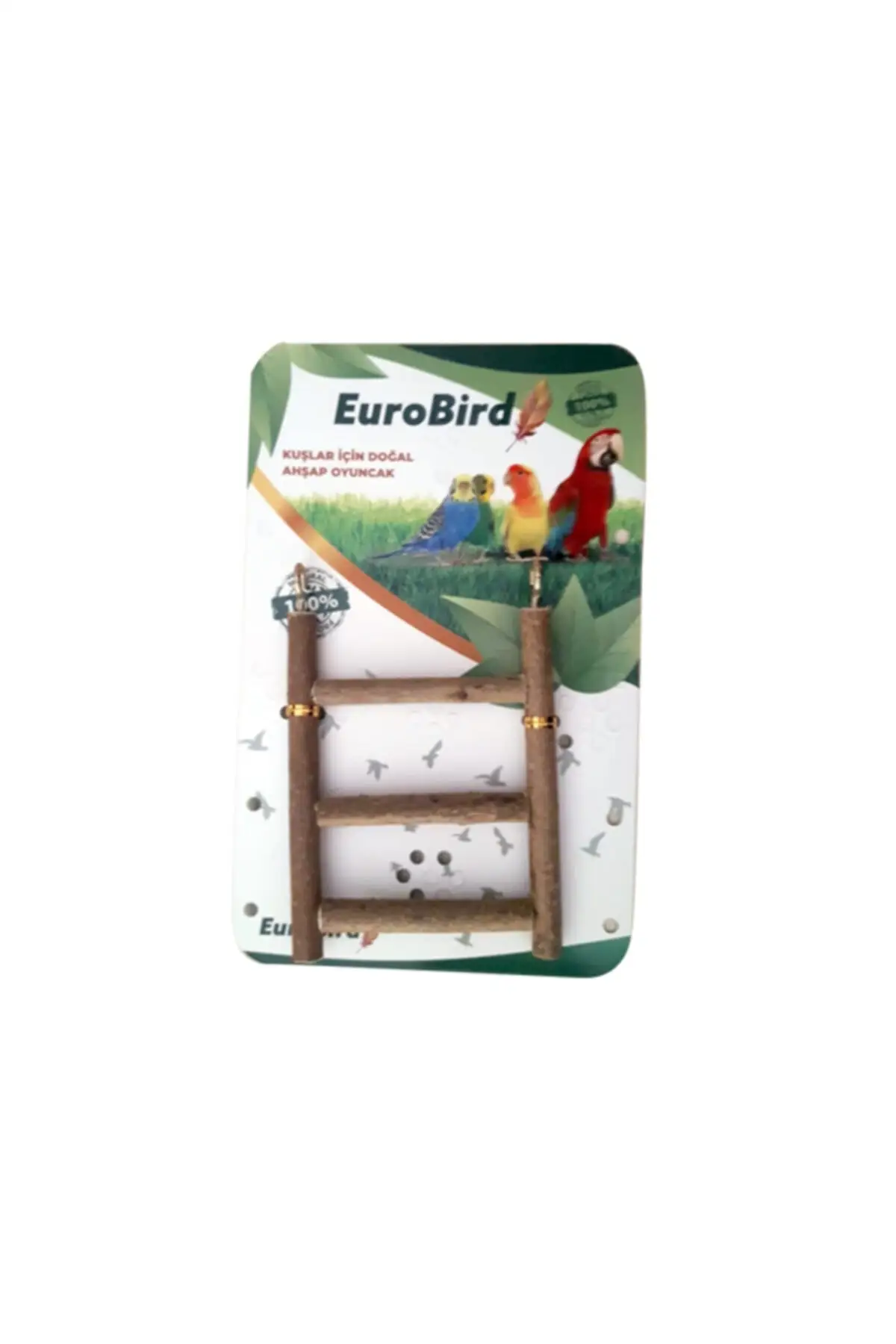 

Птицы питомцы игрушки Eurobird натуральная деревянная птица игрушка для лестницы 3 шага