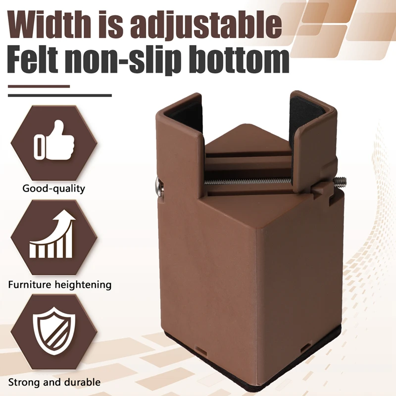 Регулируемая подставка для подъема мебели кровати расширенная ножек стола