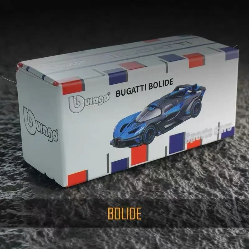 Bburago 1:64 Bugatti Bolide Flying Fire Meteor литая под давлением модель автомобиля из сплава