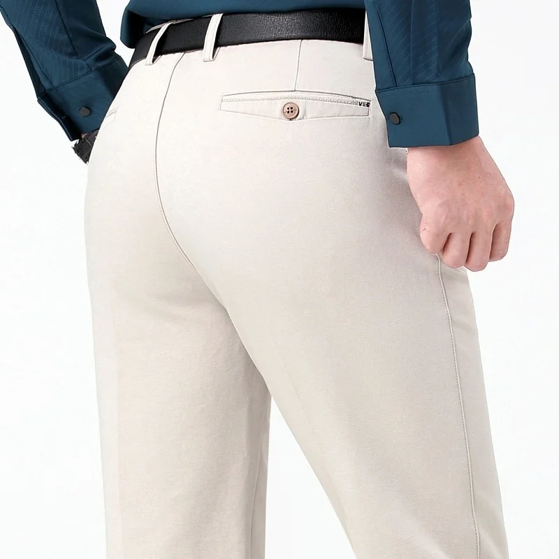 

trousers, Dad's men's casual 40-60 years autumn winter, middle-aged and old, high waist, loose
