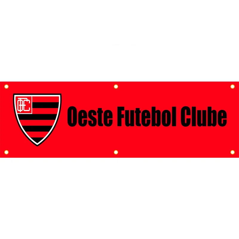 

Oeste Futebol Clube Flag Banner FREE SHIPPING Football Club Flags 1.5*5ft (45*150cm) Advertising Decoration Banners yhx0497